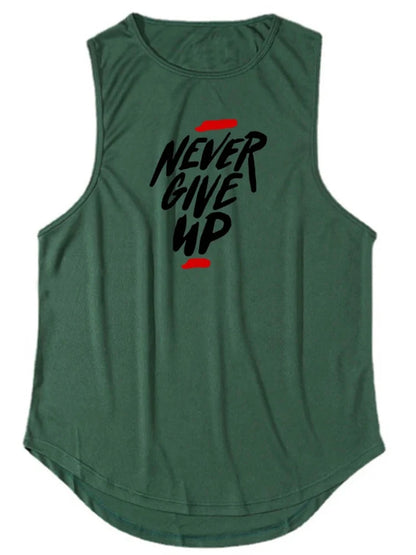 EASYBUY NEVER GIVE UP MUSCLE SHIRT