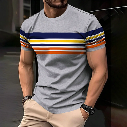 EASYBUY MEN'S STRIPED SHIRT VARIOUS COLORS